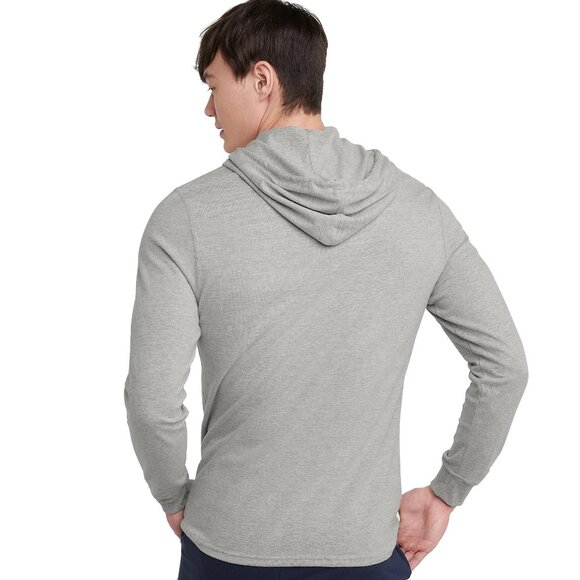 NEW Champion Midweight T Shirt Pullover Hoodie! Gray Graphic Script Logo #t4177 - Picture 4 of 4